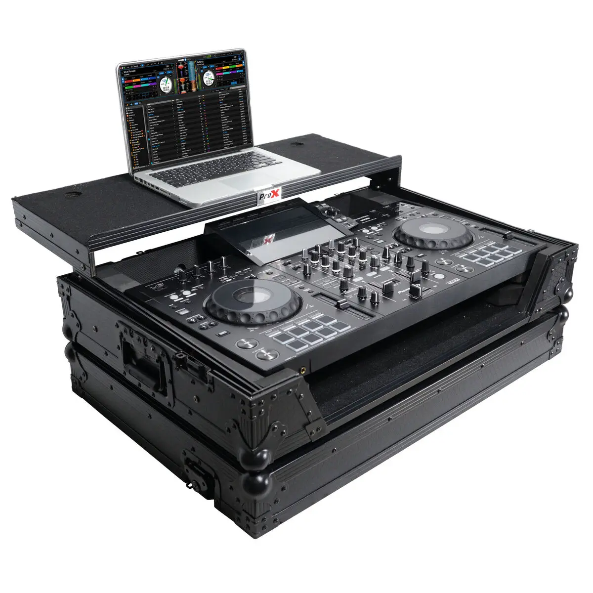NOVO CONTROLADOR DE DJ PIONEER DDJ-SR ORIGINAL COM CASO DE FLIGHT.