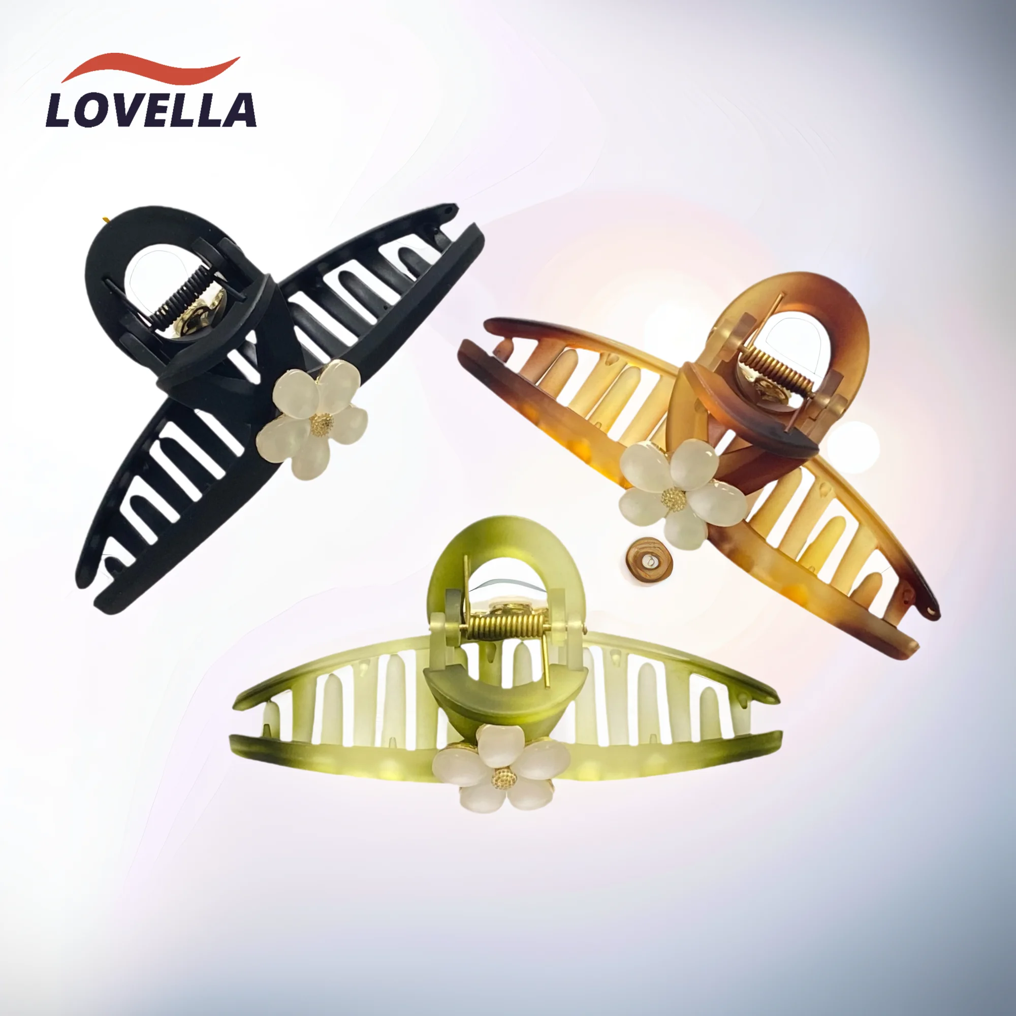LOVALLO Korean Style Hair Claw Clip Frosted Matte with 12.5CM Light Weight 33.5G Hair Accessory Hair Using Summer Fashion Claws image 5