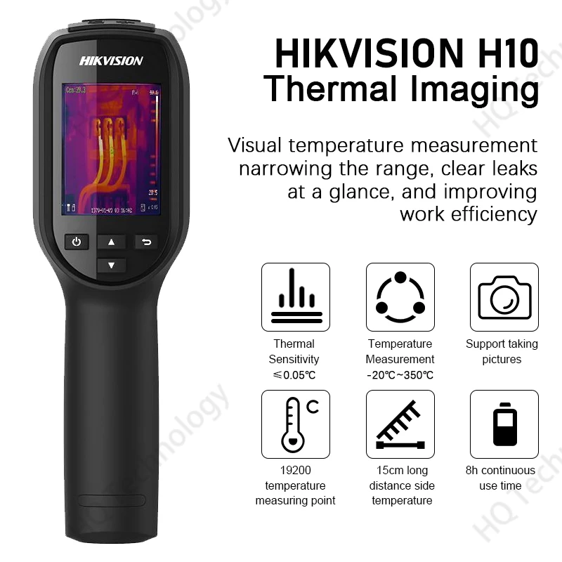 HIKMICRO H10 25Hz Infrared Thermal  Imager PCB  Circuit  Industrial Floor Heating Tube  Thermal  Camera Power Inspection