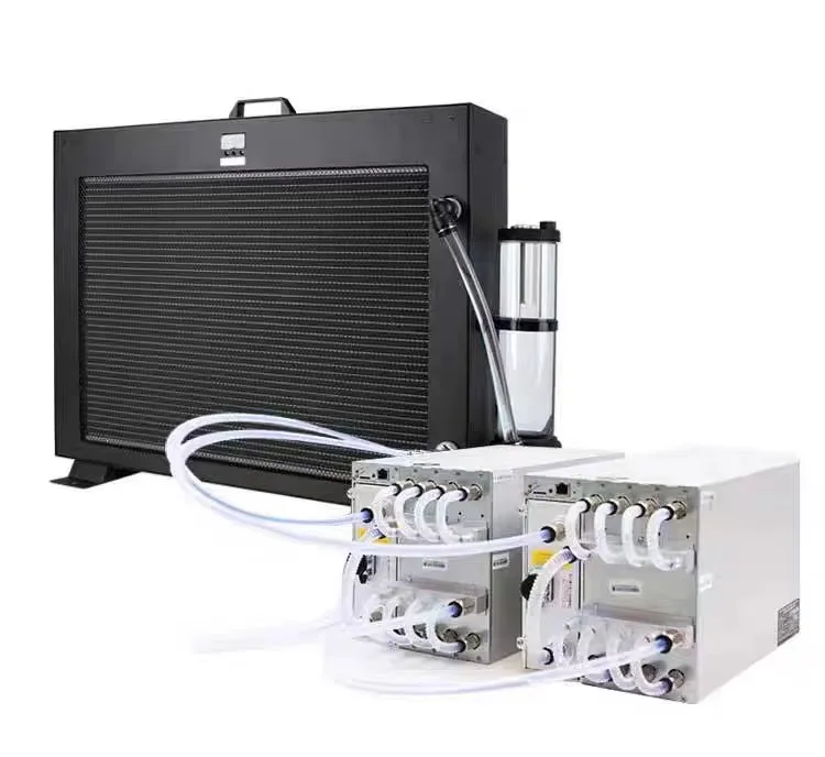 Novo minerador de Bitcoin Bitmain Antminer S21+ Hyd 319Th/s da marca AJ com algoritmo SHA-256 e 4785W de potência.