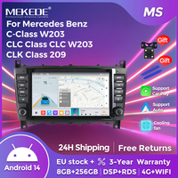 MEKEDE Carplay Android Auto Car Radio GPS For Mercedes Benz C Class W203 C200 C230 C240 C320 C350 2005-2009 RDS 2Din Multimedia