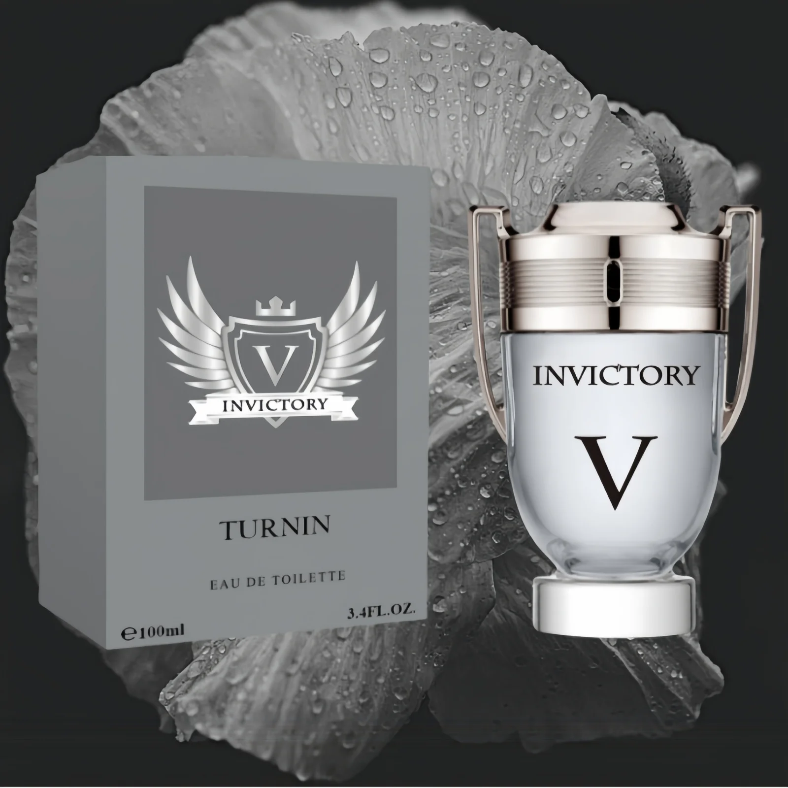 Perfume INVICTORY, perfume de hombre, fragancia de larga duración, 100 ml es adecuado para el uso diario y se puede utilizar como regalo para el Día del Padre y el Día de San Valentín.