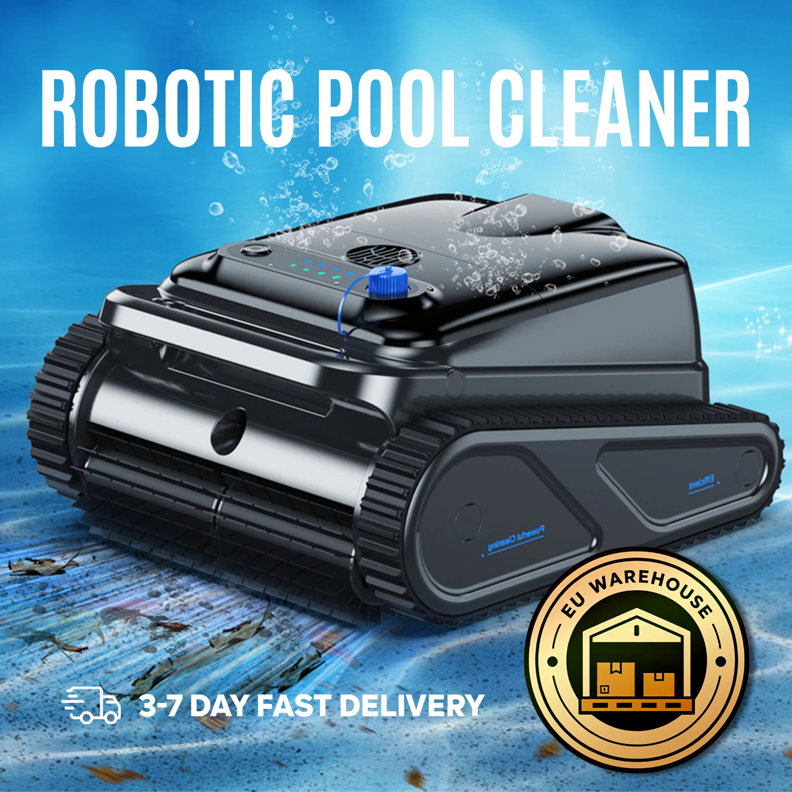 Y50S Cordless Pool Robot, 130 Min Runtime, Cleans Floor, Walls & Waterline, For 185 M², Smart Coverage