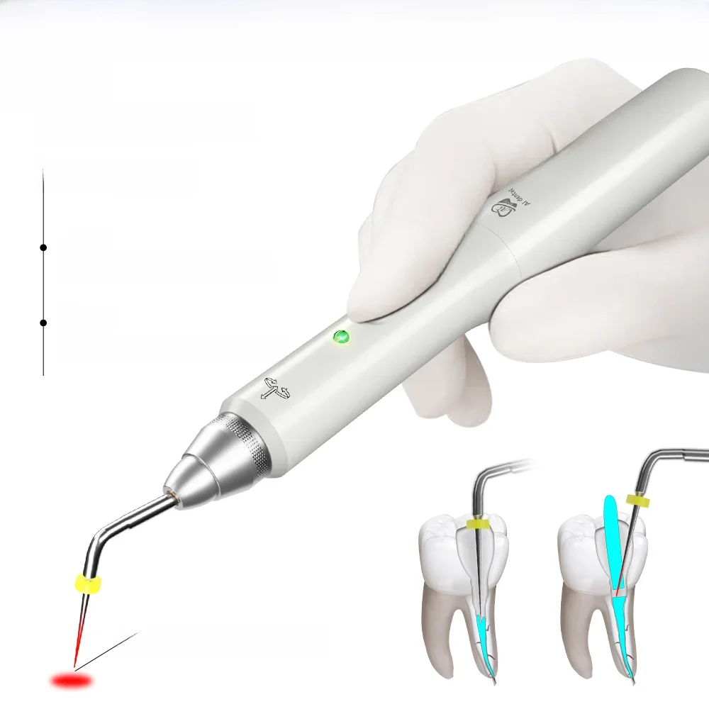 Stylo d'obturation dentaire sans fil AI-Endo-CF Gutta Percha, chauffage en rine 3s, peut remplir et couper les touristes avec 2 embouts