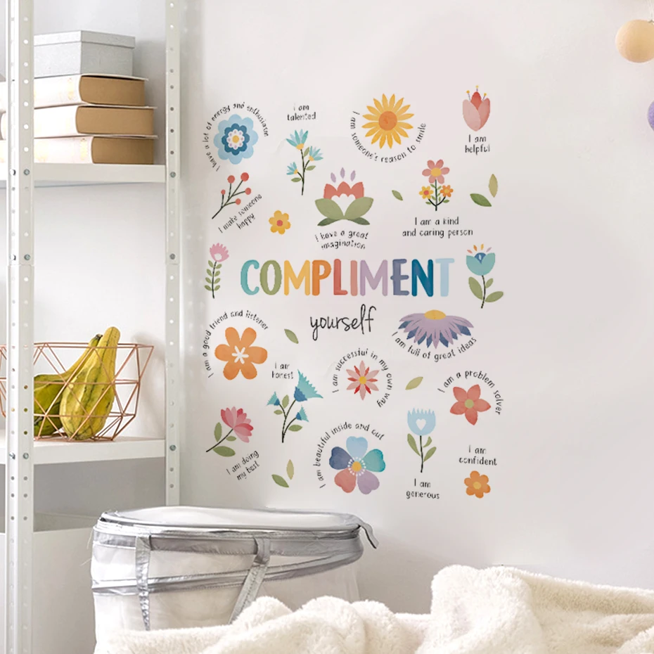English colorful inspirational - Baby Nursery Quotes avis et prix