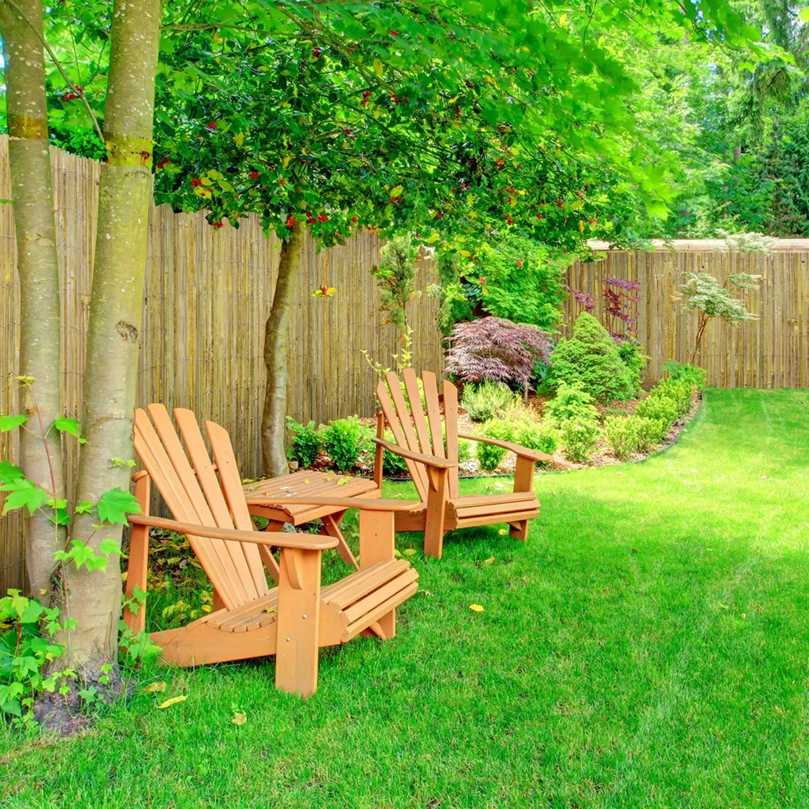 Bambus Sichtschutzzaun Brasil | Bambusmatte Gartenzaun | Balkon Terrasse Sichtschutz Windschutz Wetterfest Flexibel