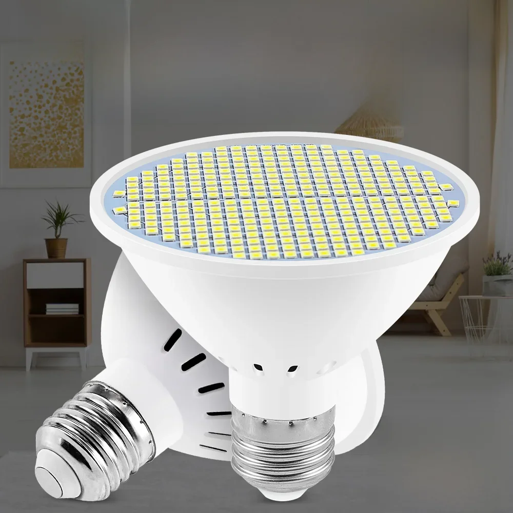 E27 220V LED Light Bulb E26 Spotlight 110V Ceiling Lamp For Home Living Room Chandelier Bedroom Lighting Cold/Warm White SMD2835
