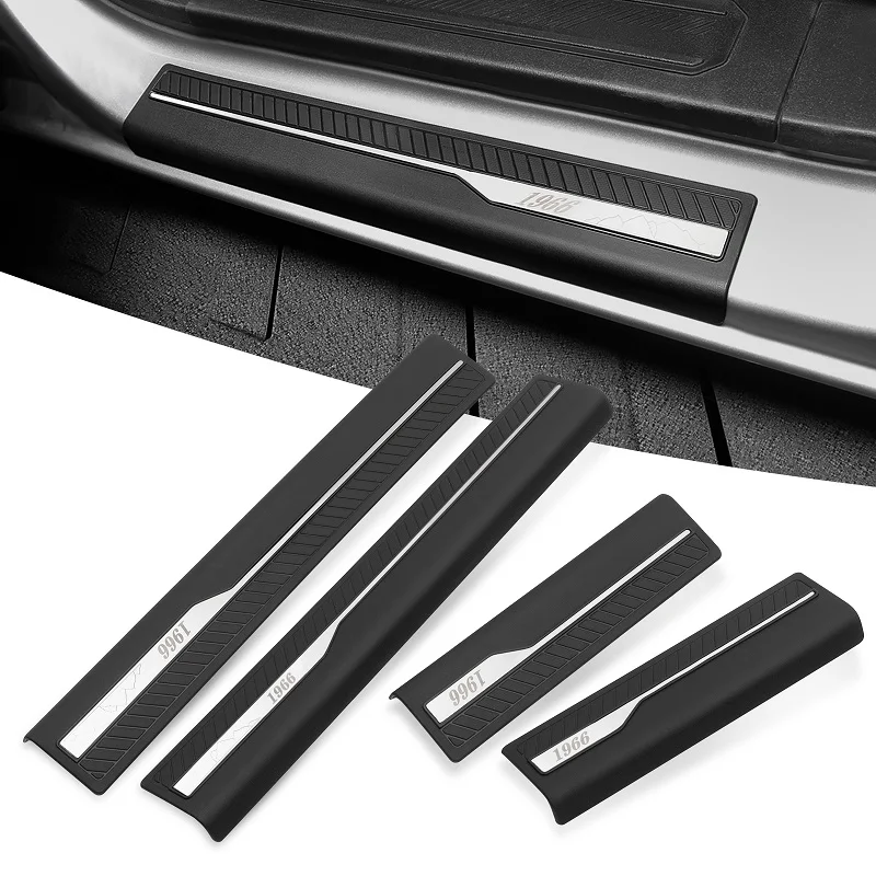 2021 2022 Bronco 6th Gen. Door Sill Protector Entry Guards Door Plate For Ford Bronco 6th Gen. 4-Door 2021-