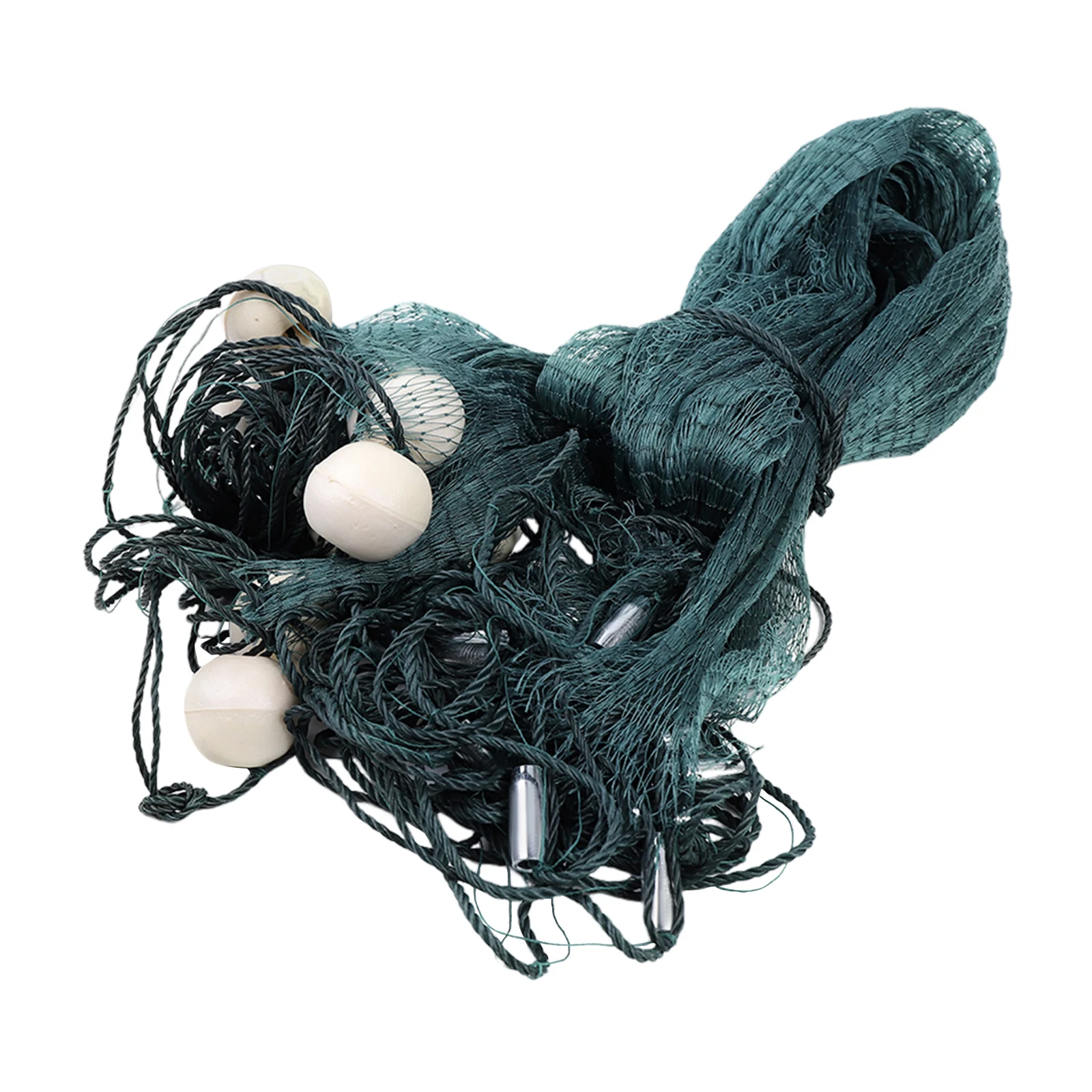 

Fishing Net Pull Net 2x 10M Trawl Clear Pond Fish Beach Seine Drag Bait Minnows