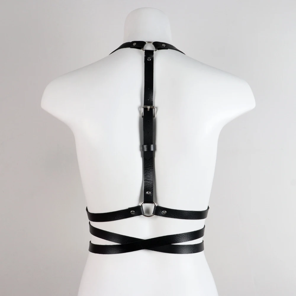 Sexy Body Harness Fashion Bondage Cage Sexy Lingerie Suspenders Punk Gothic Clothes Leather Harness Woman Garters Sword Belts