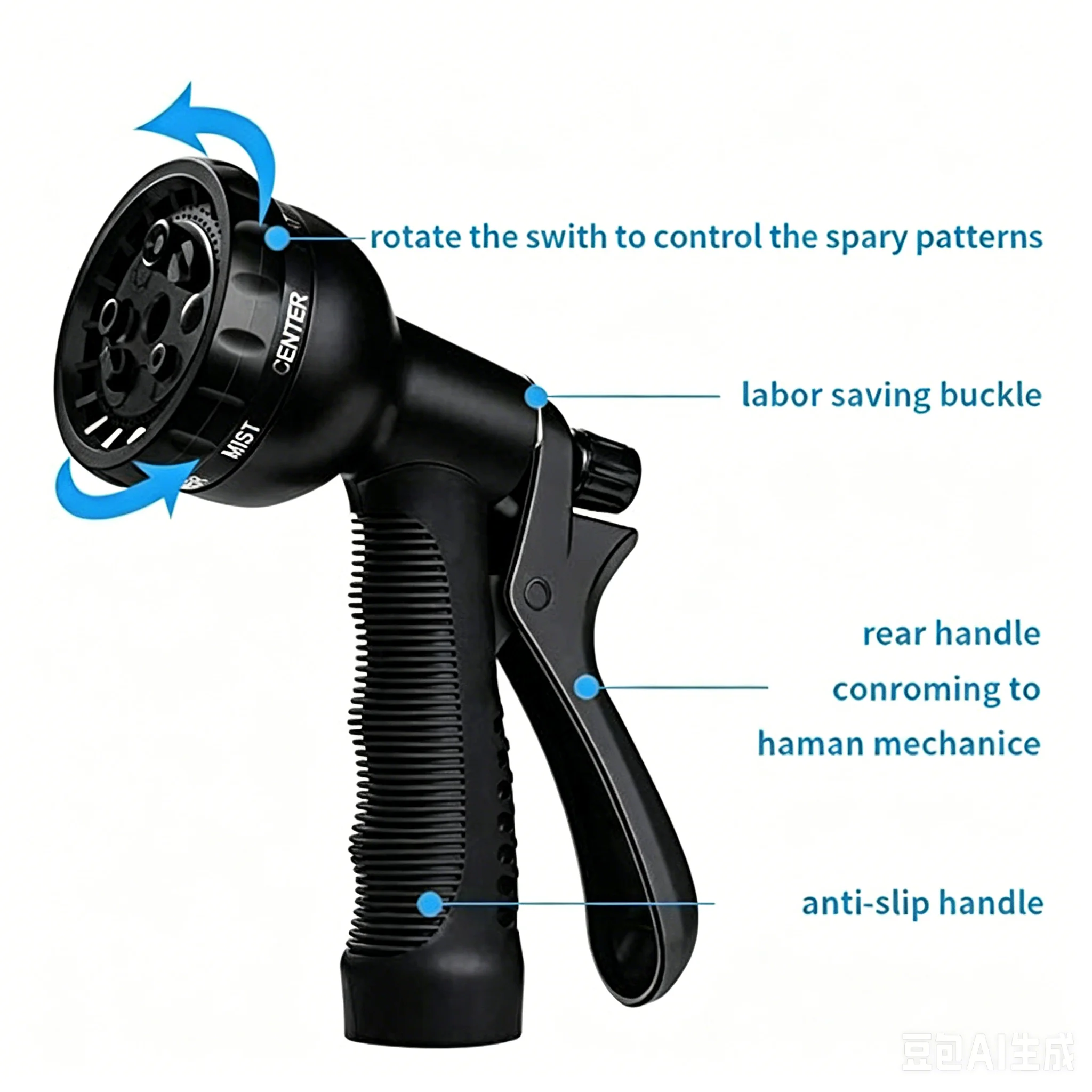 

75 FOOT EXPANDABLE GARDEN HOSE, UPGRADED LEAKPROOF LIGHTWEIGHT NO-KINK