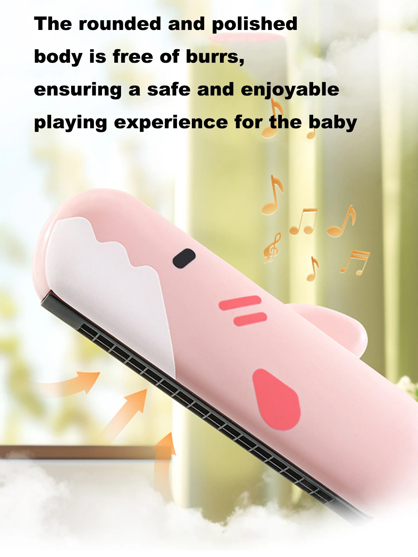 Children's harmonica toy, baby early education instrument, harmonica for beginners, cultivating musical sense