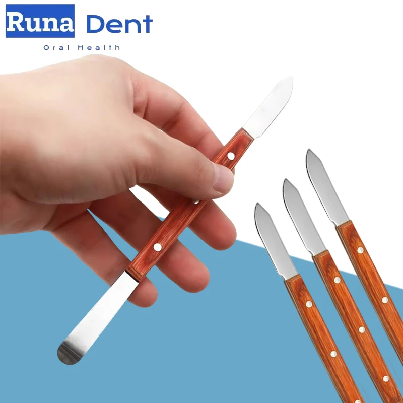 

Набор из 3 зуботехнических шпателей-ножей для гипса и воска, инструмент для стоматологов, для оттискных материалов, оборудование для зуботехнических лабораторий