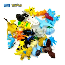Pokemon Figures Anime Catoon Large Doll Pikachu Psyduck Eevee 4-6cm Kawaii Mini Model Kids Toys PVC Collection Set Birthday Gift