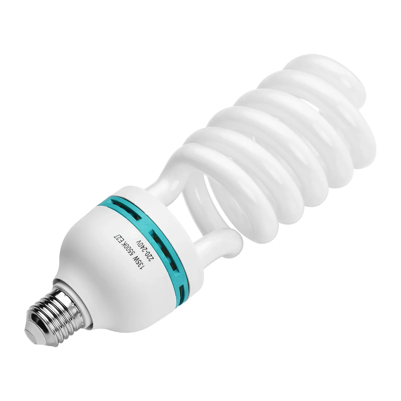 Andoer-Ampoule structurels ente en spirale, 135W, 5500K, lumière du jour CRI90, douille à économie d'énergie pour studio, photographie, éclairage vidéo