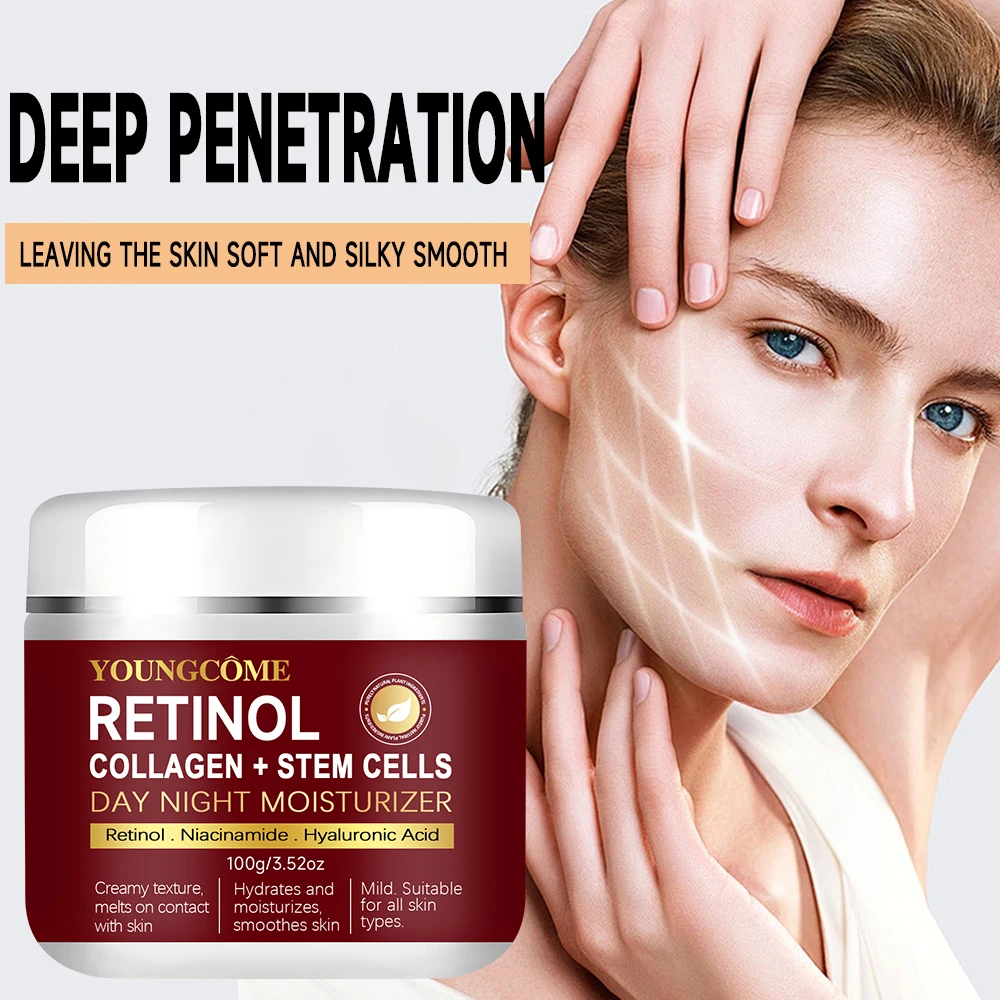 

Retinol Face Cream - Advanced Anti-Aging,Deep Hydration,Wrinkle Smoothing with Day & Night Use Whitening Brighten Skin Product