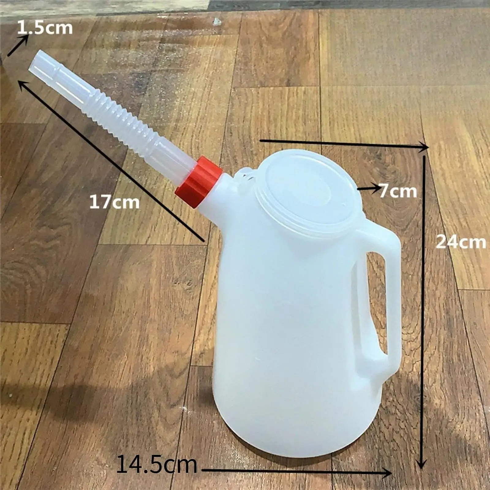 Fuel Oil Mixing Bottle Oil Ratio Bottle Oil Can with Spout Portable High Capacity Ratio Bottle for Measuring and Dispensing