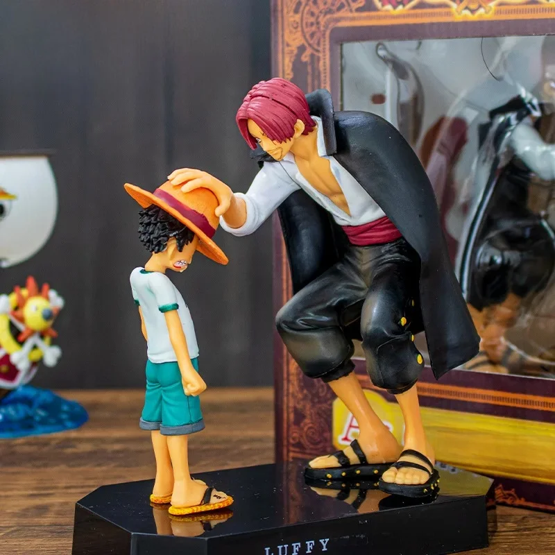 18 cm One Piece Anime Figur Four Emperors Shanks Strohhut Ruffy Actionfigur One Piece Sabo Ace Sanji Roronoa Zoro Figur