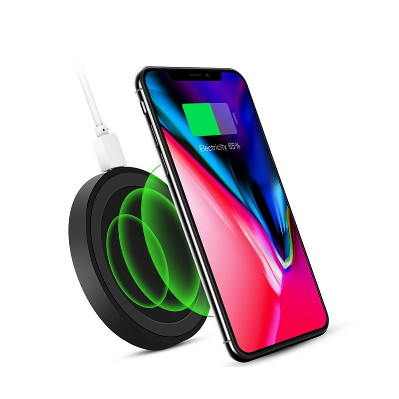 Universal Mini Pocket Wireless Charging Pad for iPhone 5s 6s 7 8 11 12 13 Oi Wireless Charger for Xiaomi Samsung Huawei