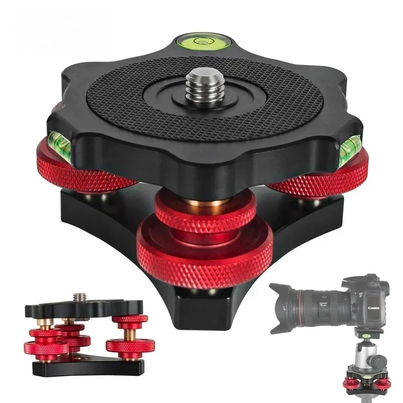 BEXIN LP64 Regulator Poziomu z Aluminium, Adapter Głowicy Kulowej z Libellą, Odpowiedni do Statywu Fotograficznego z Głowicą Kulową — zdjęcie produktu 7