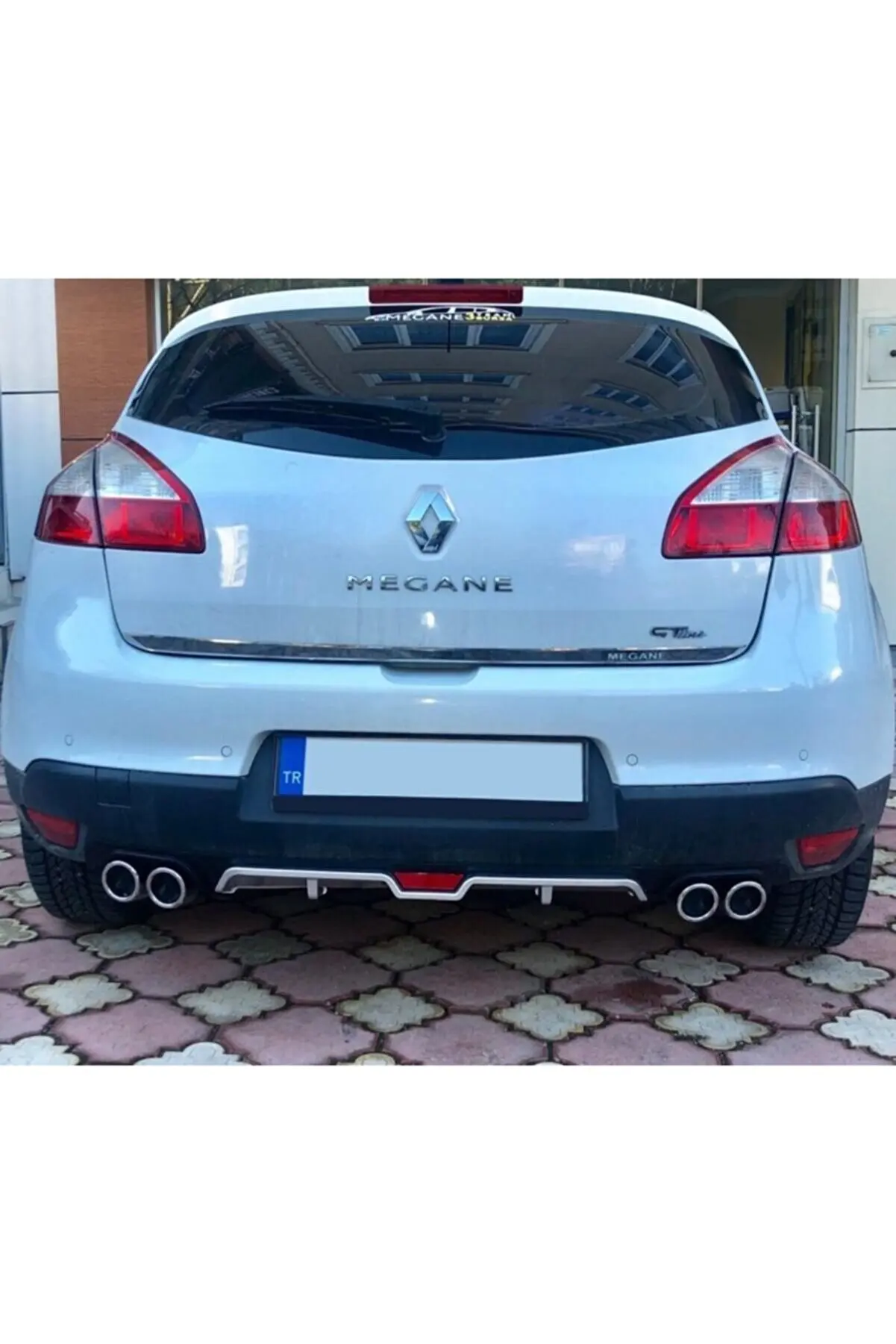 For Renault Megane 3 (2009 to 2016) Universal Diffuser (plastic) -Stylish Racer  Car Accessory Tuning Styling Spoiler Front Lip