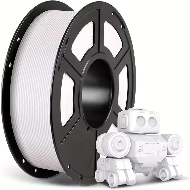 

Филамент PETG для 3D-принтера, 1.75 мм, 250 г, высокая точность, прочность, плотность намотки, точность размеров +/- 0.03 мм, белый