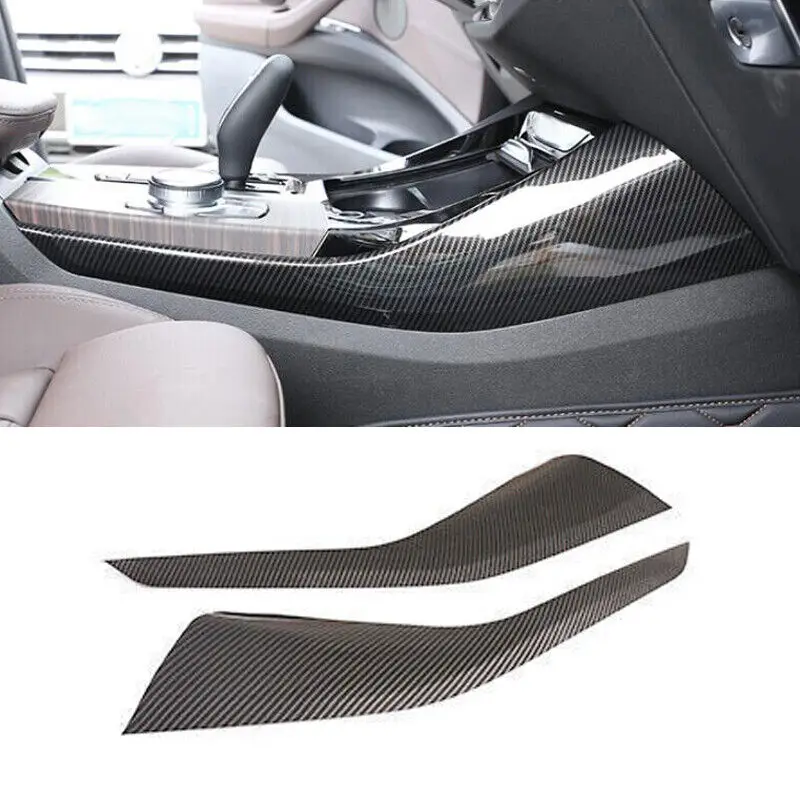4 Color Car Center Control Gear Side Trims Decoration Cover Interior Trim Accessories For BMW X3 G01 2018-2022