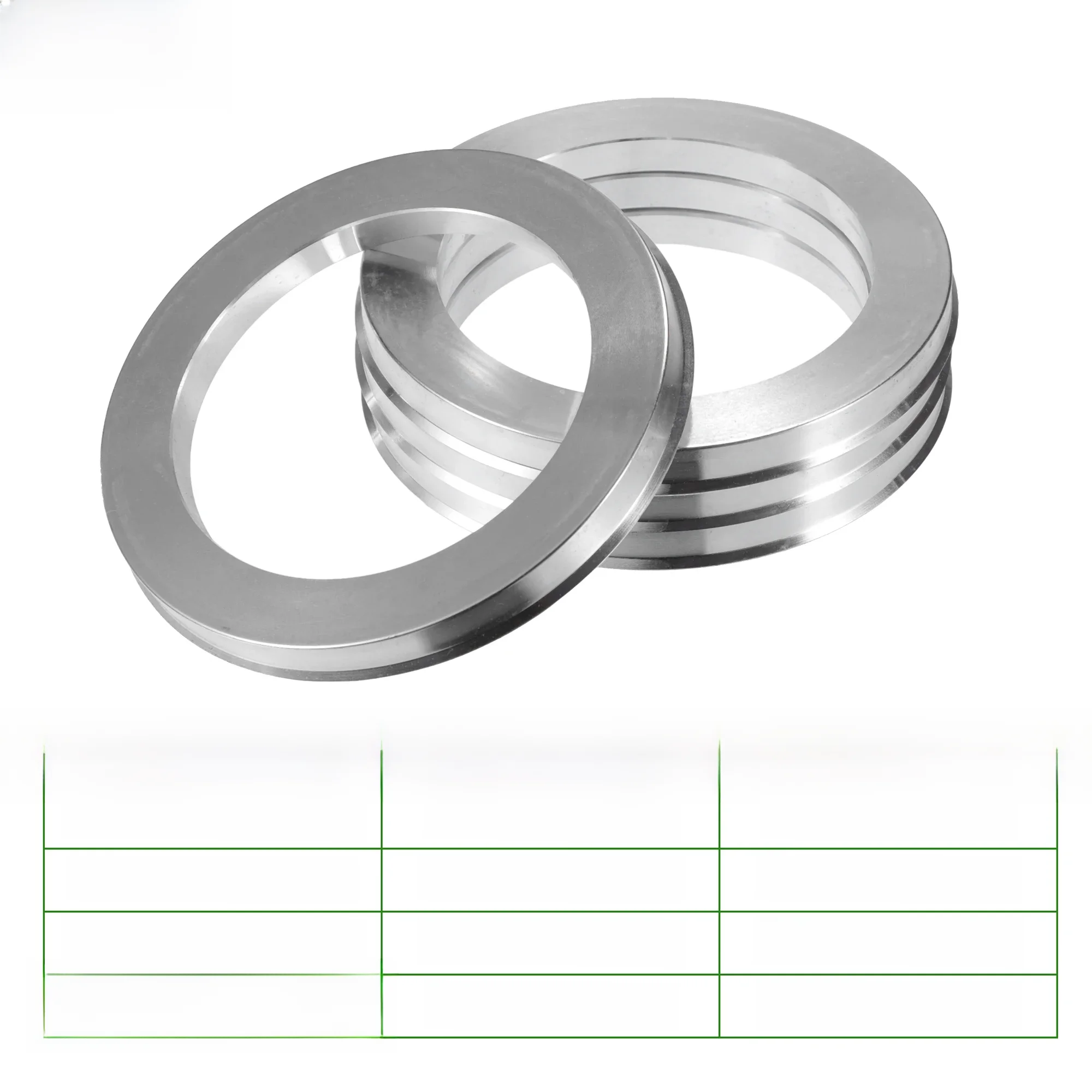 UXCELL-Anneaux centraux de moyeu de voiture, entretoise centrale d'alésage de roue, OD 100.1mm, 106.1mm, 108mm, 110mm, ID 67.1mm, 93.1mm, 100mm, 4 pièces