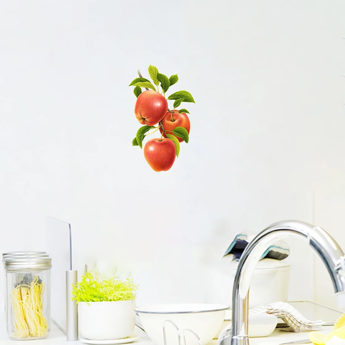 Three Ratels CO20 Pastoral leisurely Hand painted Fruit wall sticker art for home decoration Kitchen Decal