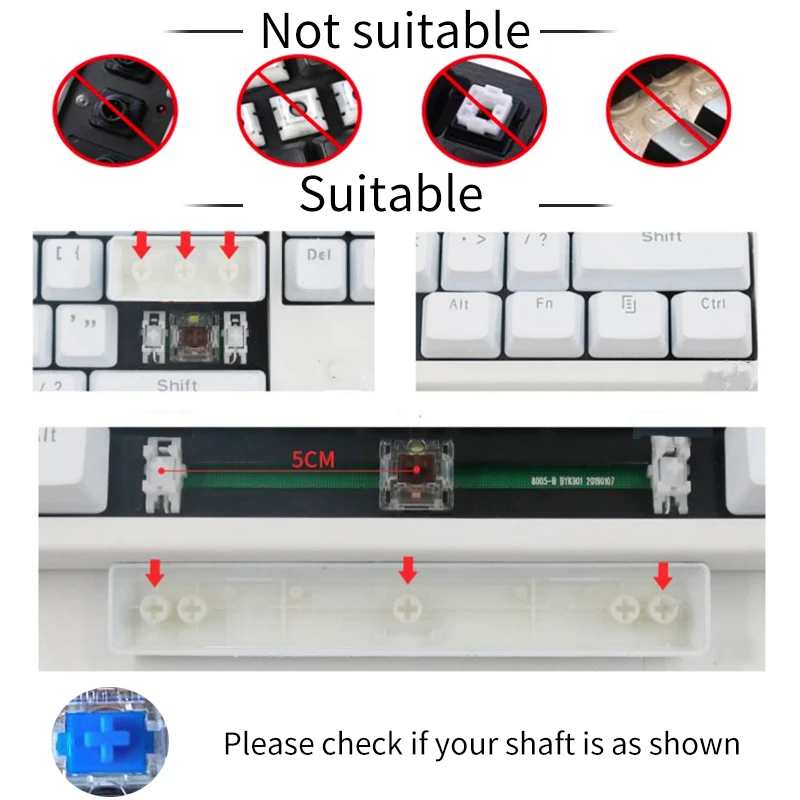 104ปุ่มพุดดิ้ง Keycaps OEM โปรไฟล์ Double Shot PBT Backlight Keycaps สำหรับแป้นพิมพ์ Cherry Mx Switch