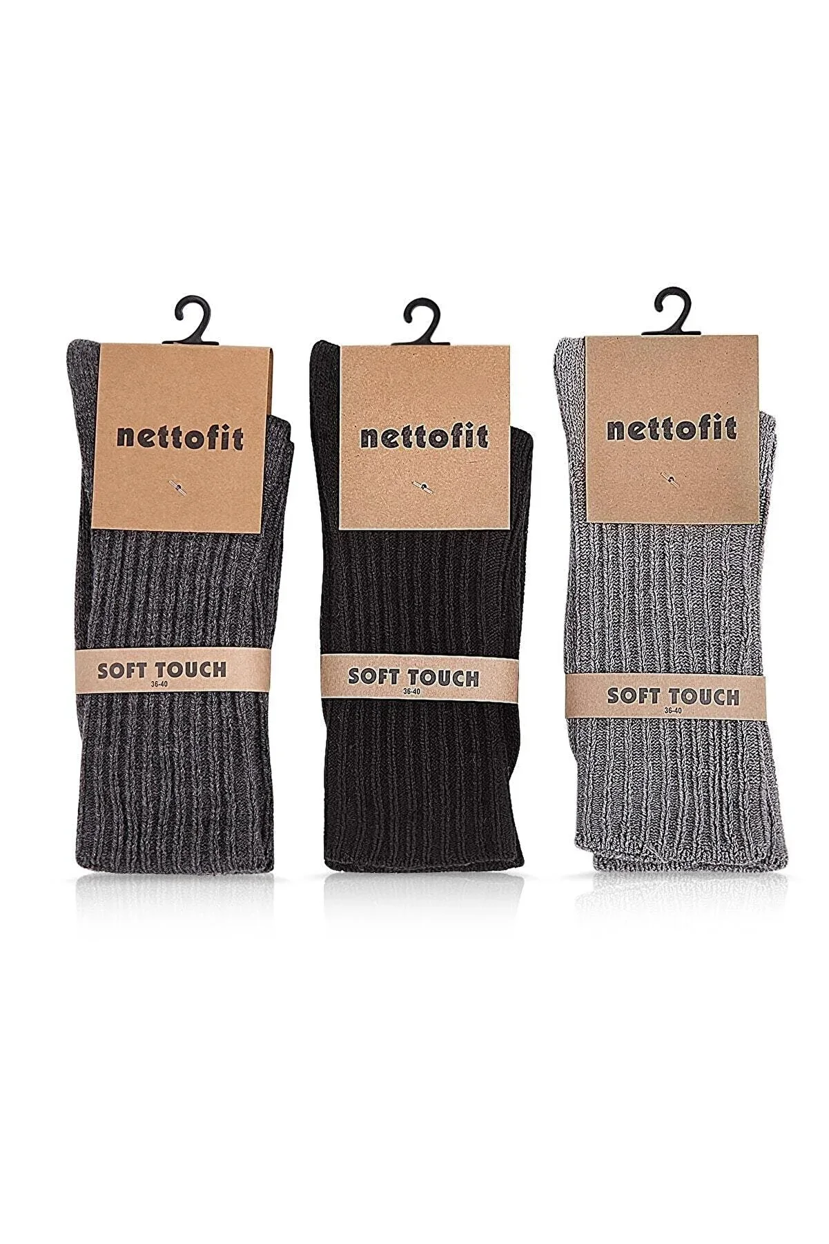 6 Pieces Thermal Winter Woolen Women's Socks Soft Warm