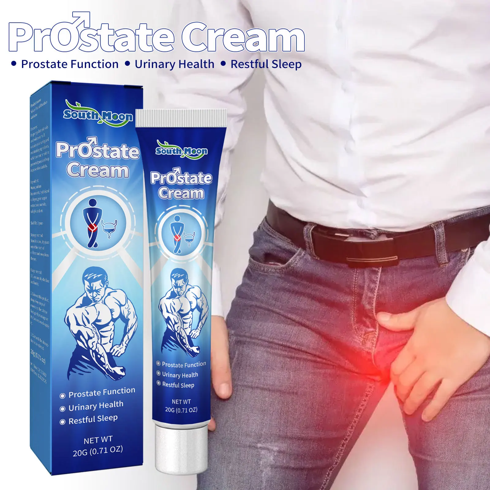 Prostate Treatment Gel Sperm Quality Booster Improve Endurance Cure Hyperplasia Relief Frequent Urination Prostatitis Ointment