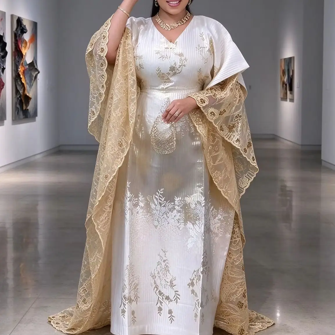 Caftan Free Ladies Dress Turkey Dresses for African Woman Jalabiya Robe De Soirée Vestidos Feminino Elegante Church Dresses for Woman African Cheap African Lace on Sale Dresses on Clearance Sale African Dresses for Woman Luxury Bubu Boubou Africain Femme