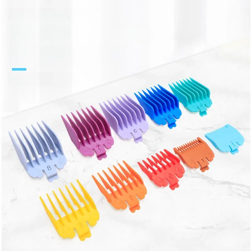 10Pcs Universal Haar Clipper Grenze Kamm Guide Befestigung Set 1,5mm-25mm Professionelle Elektrische