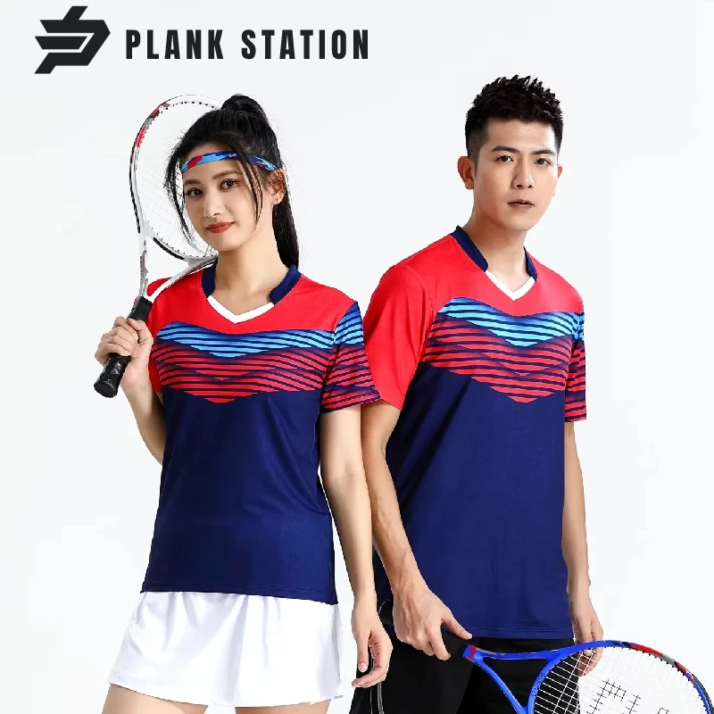 

New Badminton Shirt For Men Women Children Uniform T-Shirt Table Tennis Pingpong Running DIY Team Name Logo Customize Sportwear