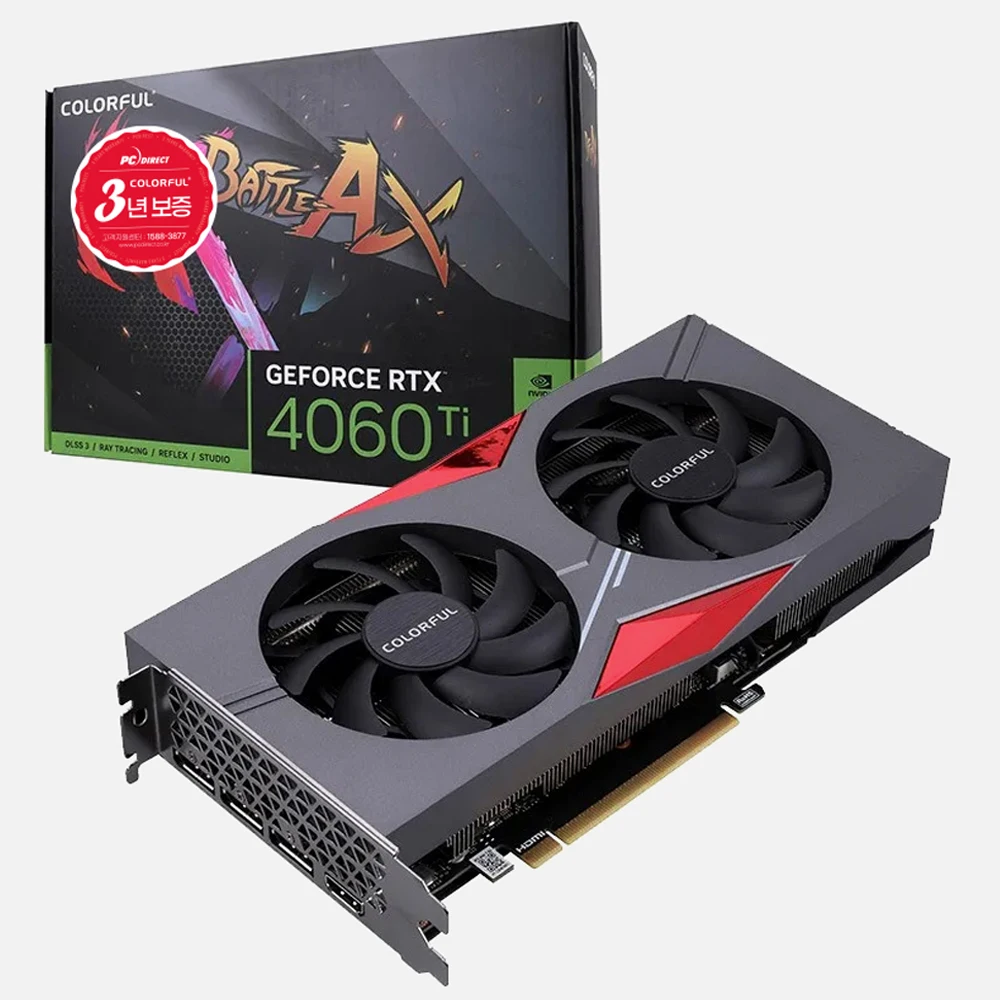 COLORFUL GIRFORCE RTX 4060 Ti Toma HAK DUO D6 8GB DC