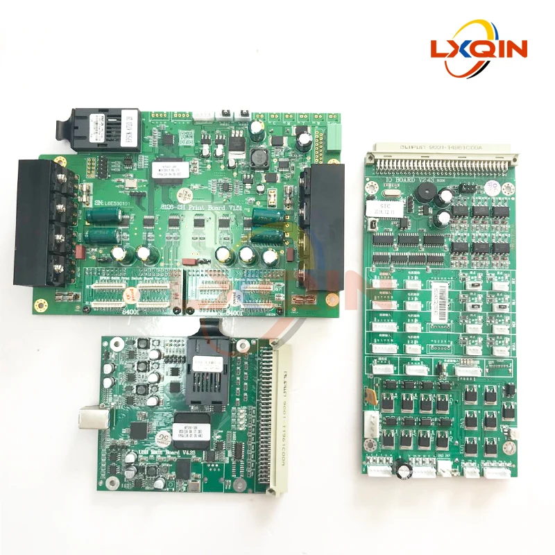 LXQIN Board Kit for Epson 4720 Printhead 2 Heads  EPS3200 Board Set for 4720-2H USB main board V4.23 8126-2H print board V1.51