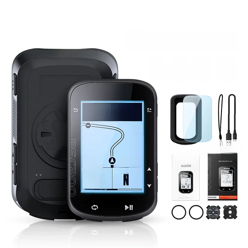 AliExpress iGPSPORT Wireless Bicycle Computer GPS IGPSPORT BSC200 BSC 200 Bike Speedometer Cycling Odometer 2.5in ANT+ APP Sync Slope Altitude