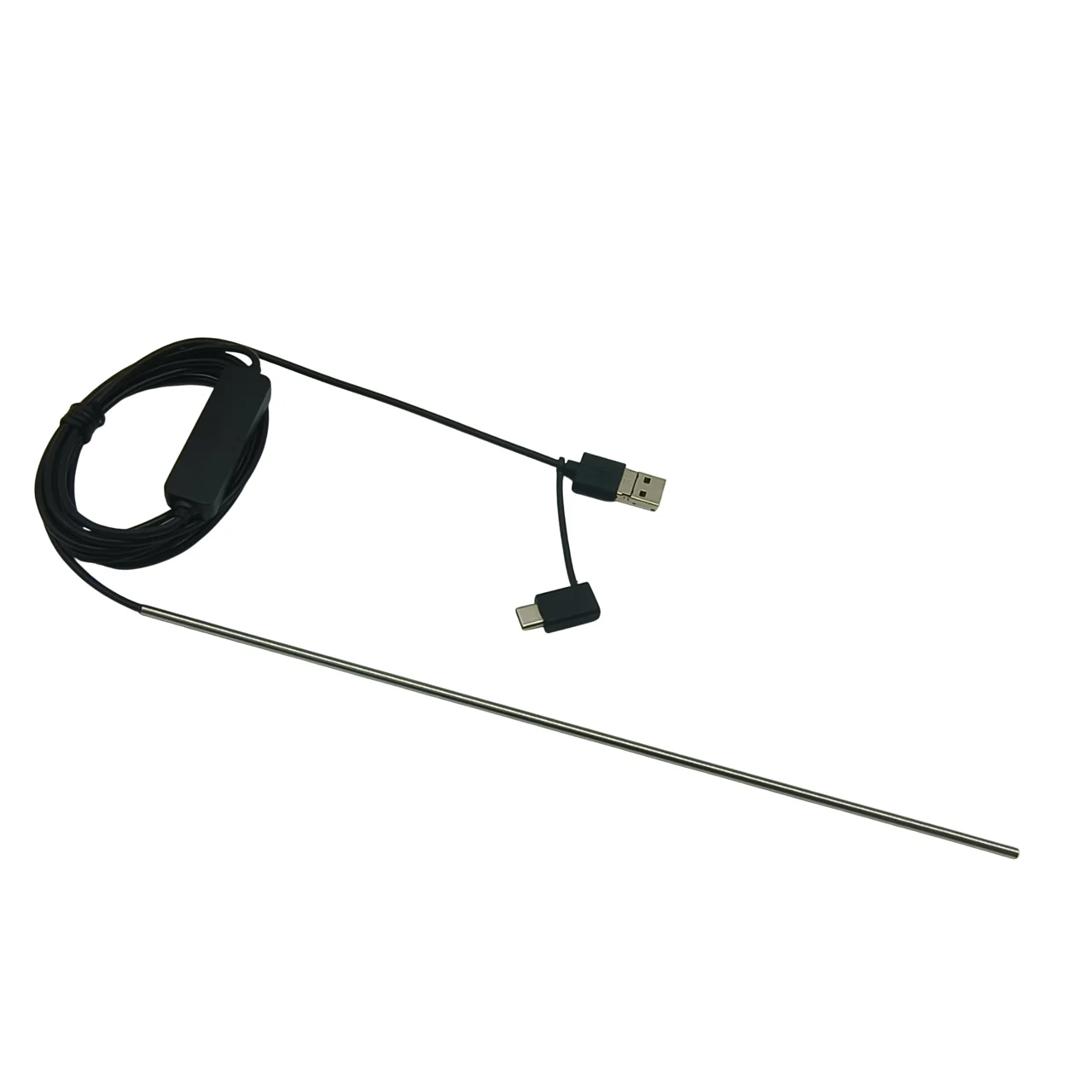 1MP diameter 3,3 mm lange buis FOV80. endoscoop 2m zachte draad macro industriële pijpleidinginspectie