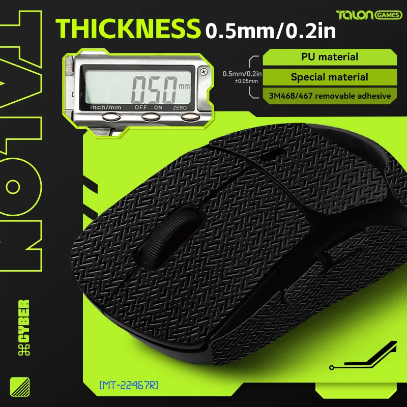 TALONGAMES Mouse Grip Tape For Logitech G PRO X 2C Superlight Wireless / GPW4 Gaming mouse,Palm Sweat Absorption,Anti-Slip Tape