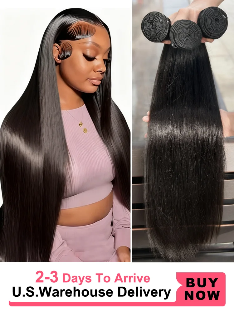 

16A Прямые пучки человеческих волос 30 40 дюймов 100% необработанный пучок плетения 3 4 5 6 шт. Пучки натуральных необработанных волос для женщин