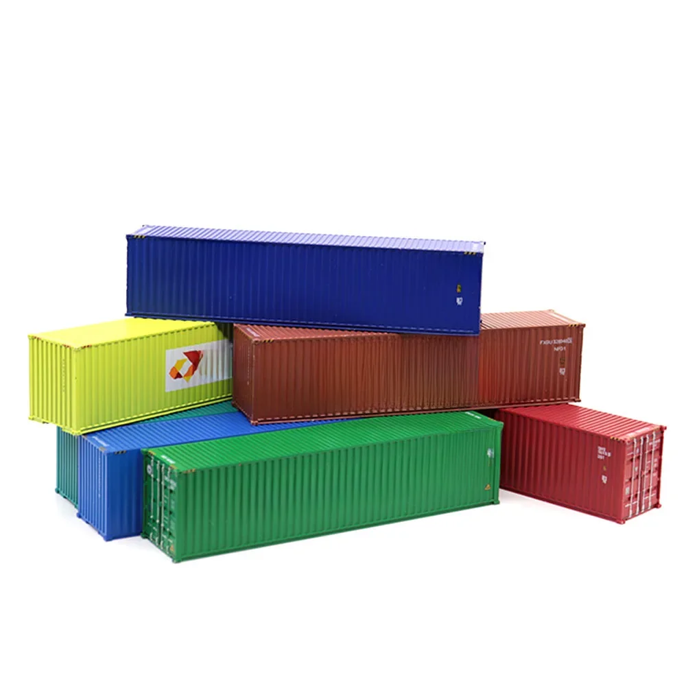 Modell Zug Container Ho Skala 40ft Versand Behälter 1:87 meer Box Eisenbahn Modellierung Layout Sand