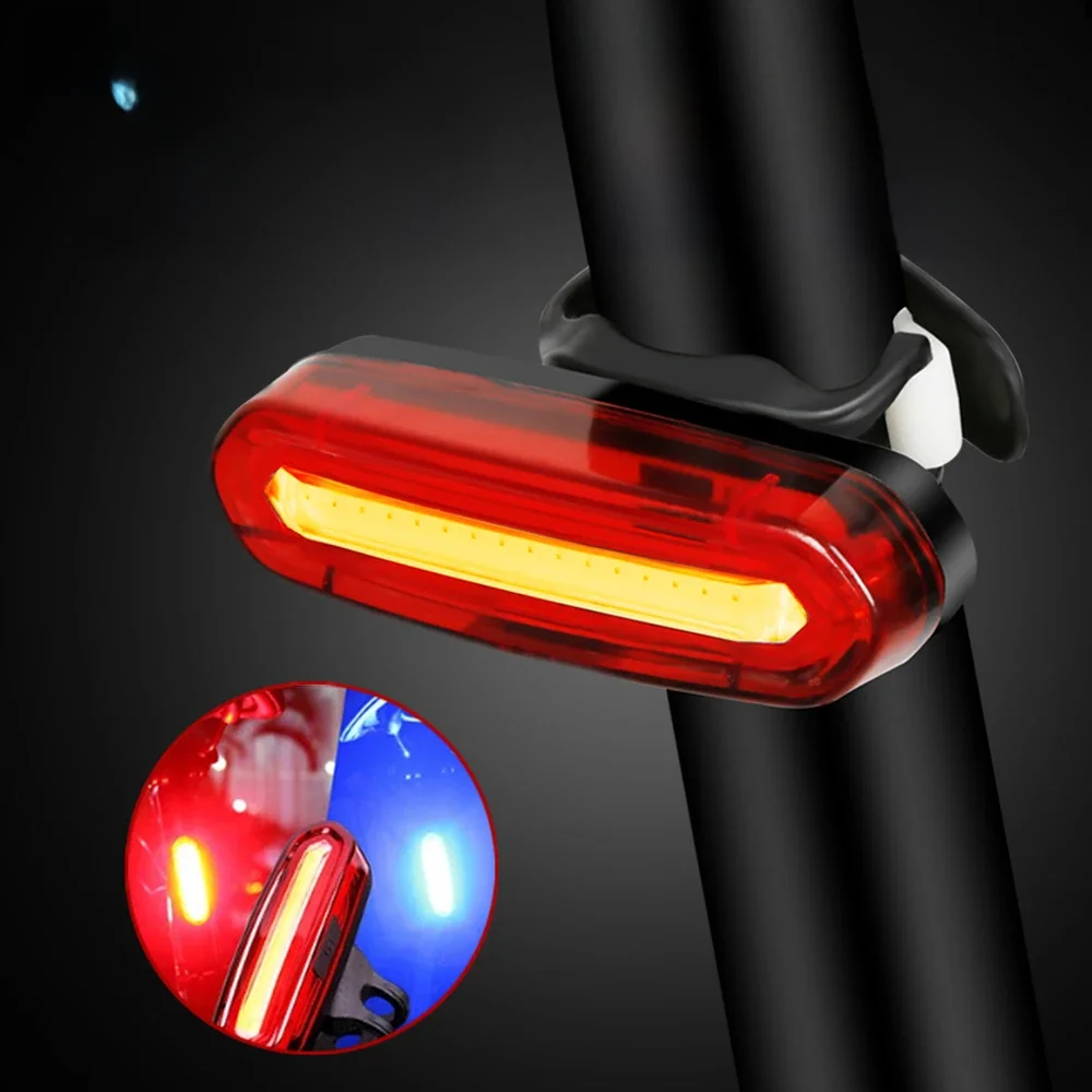 AliExpress cycle zone Bike Tail Light Waterproof Riding Bicycle Rear Light High Visibility Led USB Chargeable MTB Bike Cycling Lights Bicycle Lamp