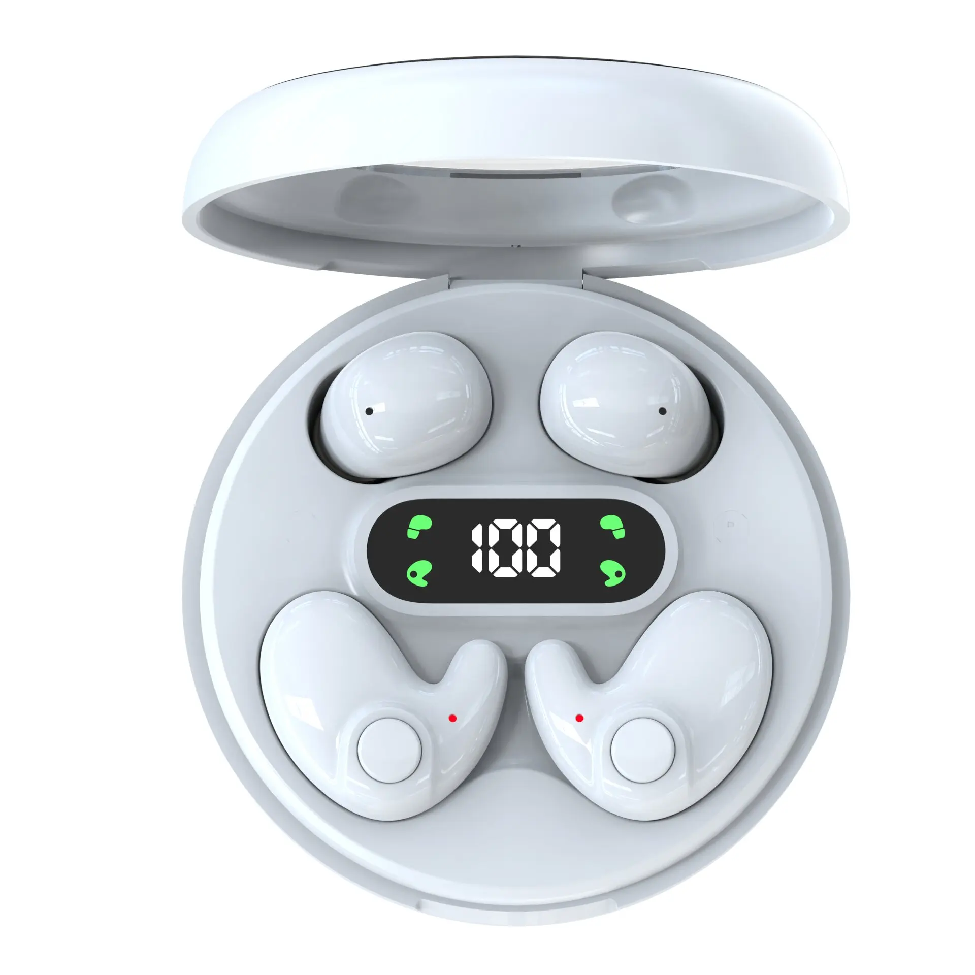 Two-piece Headphones, Wireless Bluetooth Headset,Earbuds with Mic for Phone, Sleep Earphones And Mini，For Running/sleeping