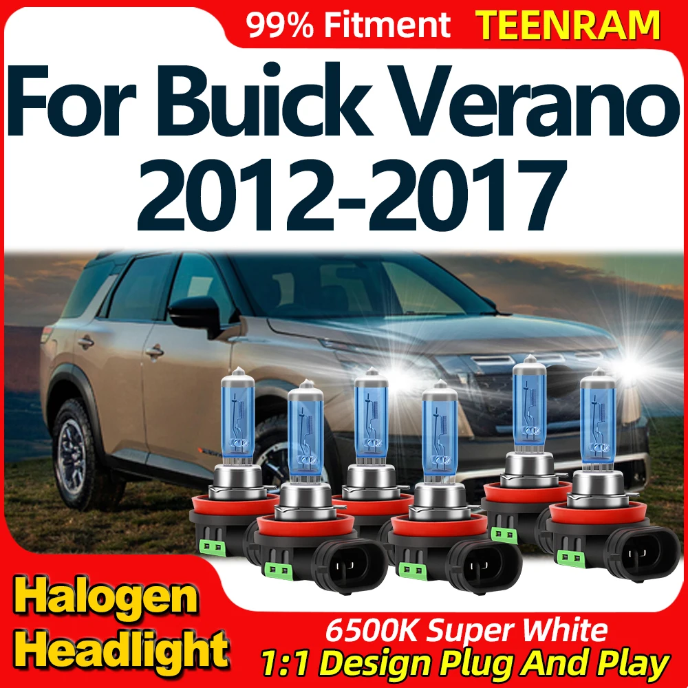 

300W Halogen Headlight Bulbs 30000LM Super Bright Car Lights 12V Fog Lamps For Buick Verano 2012 2013 2014 2015 2016 2017