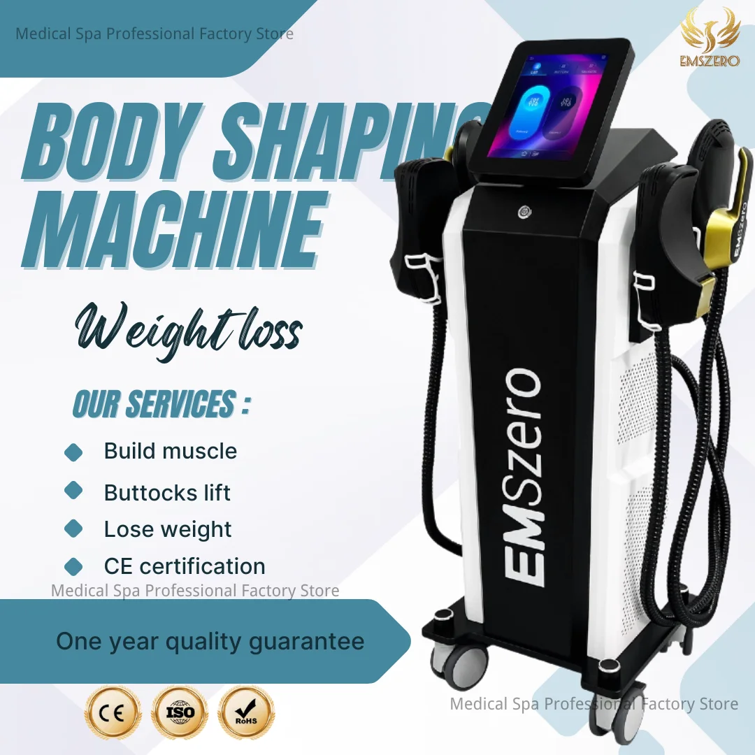 EMSzero RF Machines 6500w EMS Body Slimming Nova Fat Burning Muscle Sculpt Electromagnetic Stimulate Buttock Toning