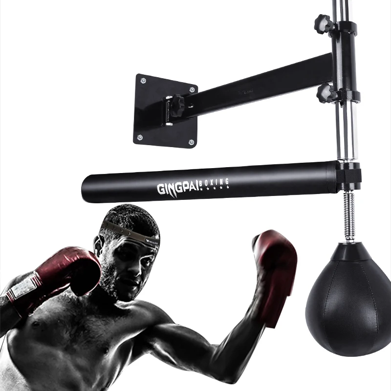 Boxing Reaction Training Equipment 360° Rotating Rod Home Space-Saving Sandbag Boxing Speed Ball Muay Thai Mma Gym Training