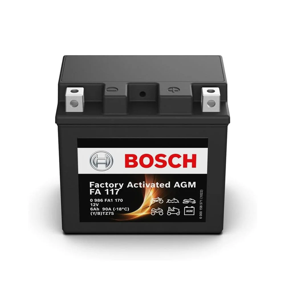 FA117 Motorlu Bisiklet Bataryası: Bosch FA117 (YTZ7S-BS) 6Ah 90A 12V İncelemesi