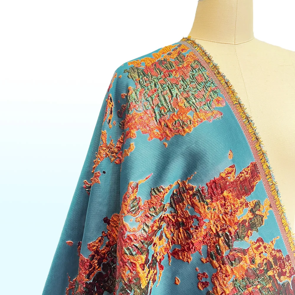 

High Quality Jacquard Lace Fabric 5 Yards French Brocade Fabric