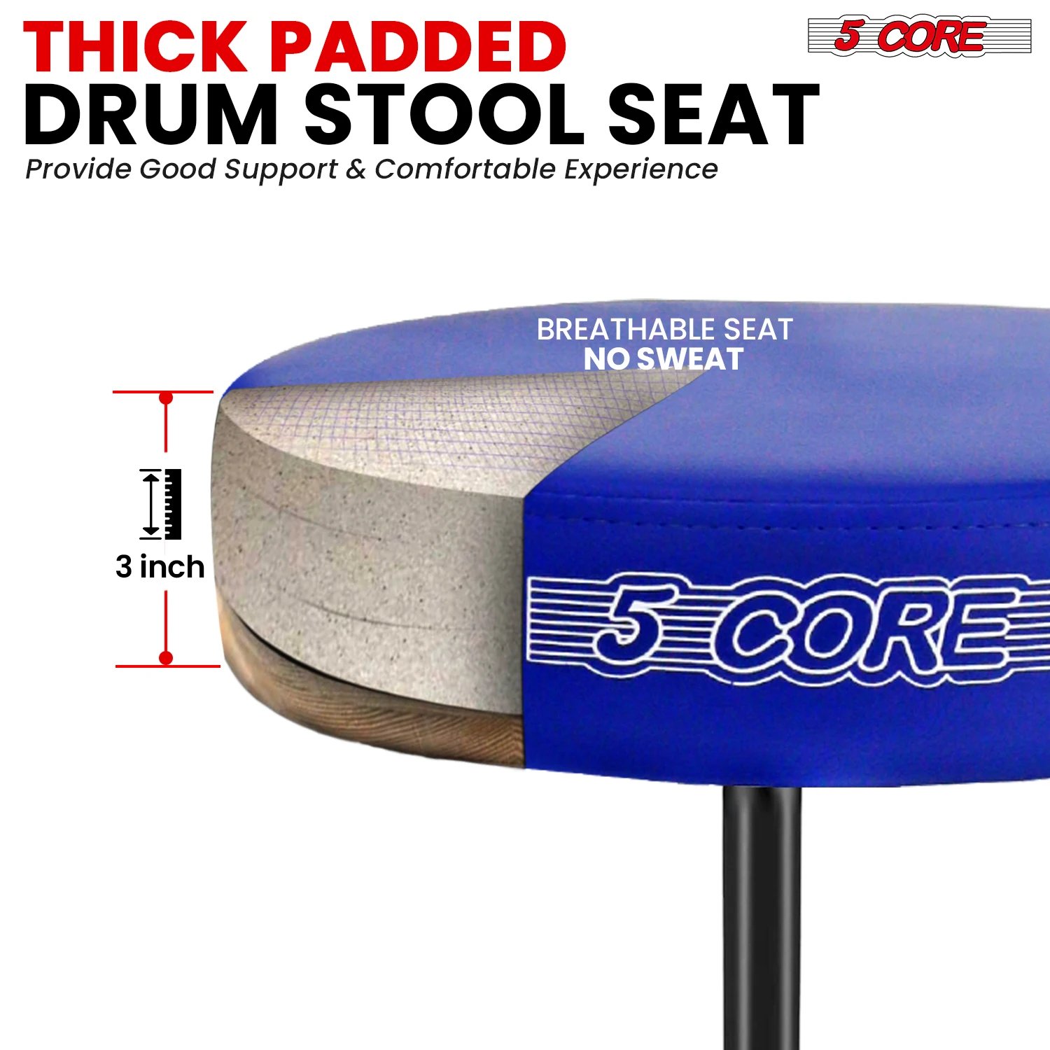 5 Core Drum Throne 3